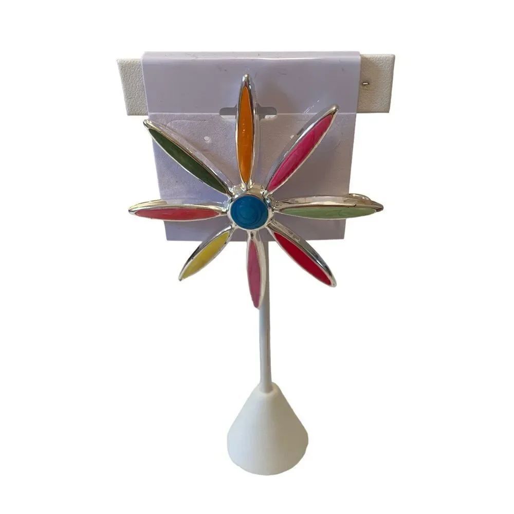 VintageβStarburstβBroochPendant.βAwesomeβLookingβMidβCenturyβModernβPiece.